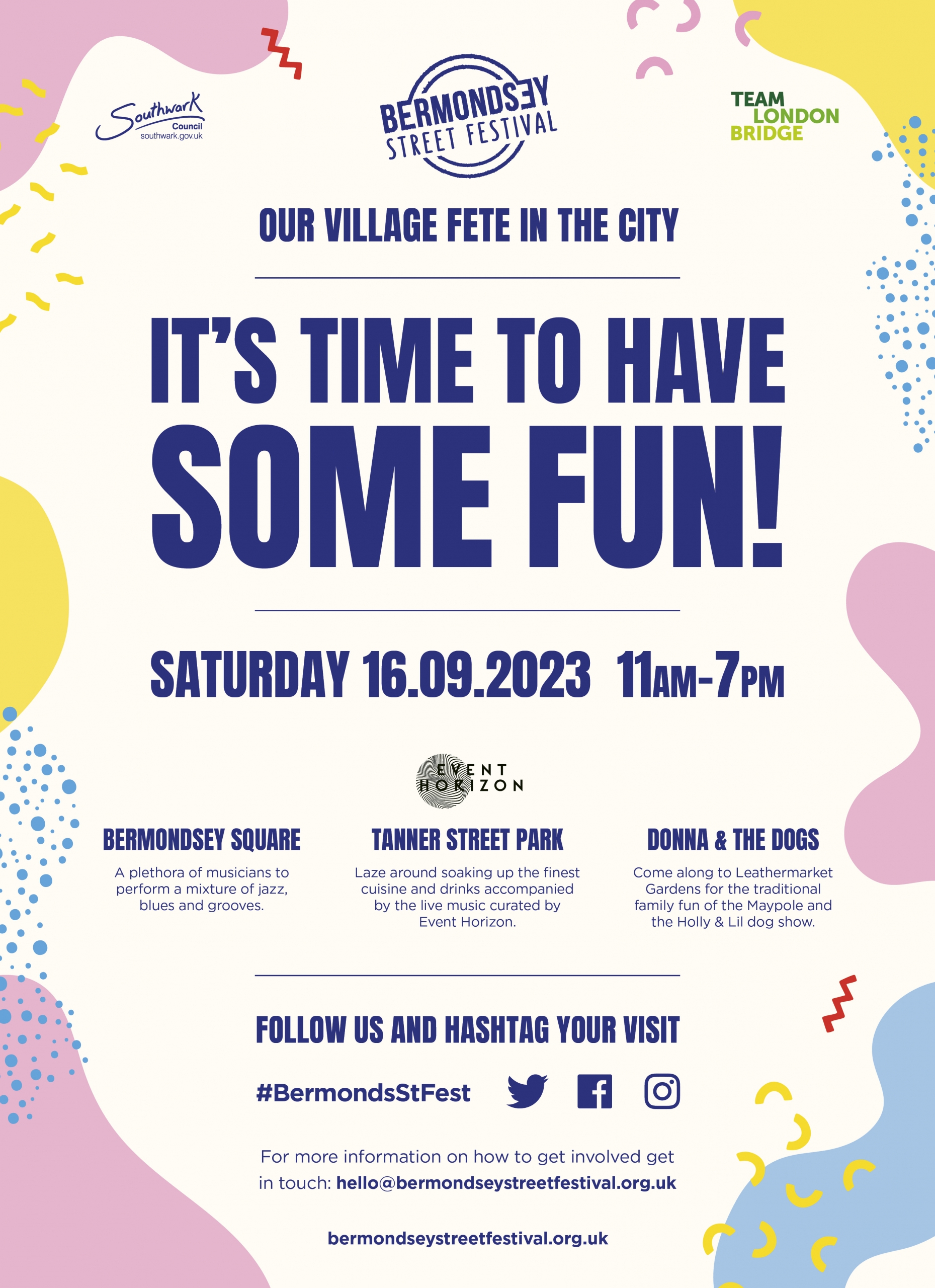Bermondsey Street Festival 2023 16 September Bermondsey Street Festival 2023 16 September